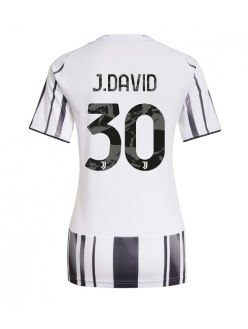 Zenske Futbalové oblečenie Juventus Jonathan David #30 2025-26 Krátky Rukáv - Domáci Zenske Futbalové oblečenie Juventus Jonathan David #30 2025-26 Krátky Rukáv - Domáci